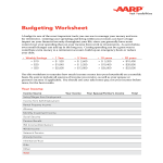 Home Budgeting Worksheet gratis en premium templates