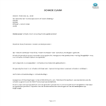 template topic preview image Schade claim brief boven 500 euro