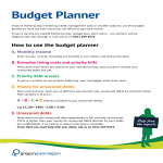 Management Budget Planner gratis en premium templates
