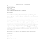 template topic preview image Sample Appointment Letter For Job Interview