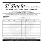 template topic preview image Food Order Delivery Form