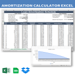 Loan Amortization Schedule Template gratis en premium templates