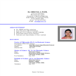 template topic preview image Technical Resume Format