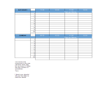 Sign-up Sheet worksheet excel gratis en premium templates