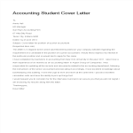 Accounting Student Cover Letter gratis en premium templates