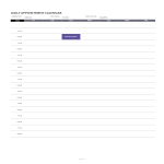 template topic preview image appointment schedule template