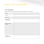 New Hire Employee Checklist gratis en premium templates