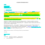 Heartfelt Resignation Accepting Letter gratis en premium templates