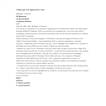 template topic preview image It Manager Job Application Letter