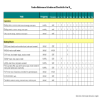 Routine Maintenance Schedule Checklist gratis en premium templates
