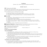 Inside Sales Representative Resume gratis en premium templates