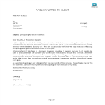 template preview imageProfessional Apology Letter To Client