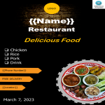template topic preview image Restaurant Flyer