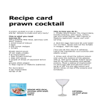 Cocktail Recipe Card template gratis en premium templates