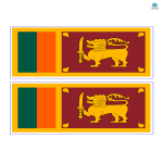 Sri Lanka Flag gratis en premium templates