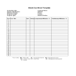 template topic preview image Excel Blank Cue Sheet