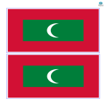 template preview imageMaldives Flag