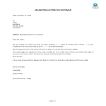 image Marketing letter to customer