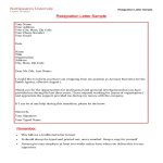 Email Resignation Thank You Letter gratis en premium templates