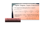 template topic preview image Higher Degree Taylor Polynomial