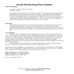 Marketing Youth Plan Outline gratis en premium templates