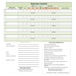 Medication Checklist gratis en premium templates