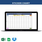 Sticker Chart gratis en premium templates