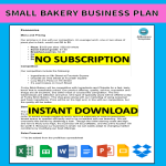 template preview imageSuccesfull Bakery Business Plan