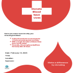 template topic preview image Blood Donation Poster