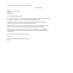 Letter of Termination of Employment Job Abandonment gratis en premium templates