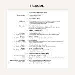 template topic preview image Creative Resume Financial Professional