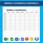 template topic preview image Hourly Weekly Schedule Template