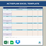Actie Plan Excel Template gratis en premium templates