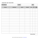 Volunteer Staff Sign In Sheet gratis en premium templates