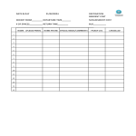 Sign-up Sheet worksheet gratis en premium templates