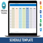 template preview imageSchedule Template