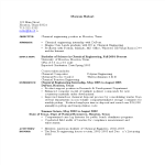 Internship Chemical Engineering Resume gratis en premium templates