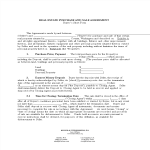 Real Estate Purchase Sale Agreement gratis en premium templates