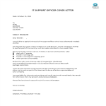 IT Support Officer CV Cover Letter gratis en premium templates