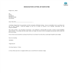 template topic preview image Resignation Letter,by Employee