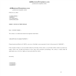 Formal Notice Of Default In Rent Tenancy Agreement Template gratis en premium templates