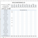 Vehicle Maintenance Log Sample gratis en premium templates