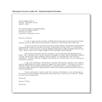 template topic preview image Administrative Assistant Education Cover Letter