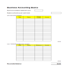 Bank Reconciliation Journal Entries gratis en premium templates