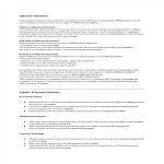 template topic preview image General Objective For Resume