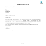 template topic preview image Domain Sales Letter