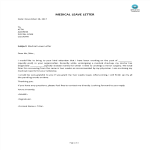 template preview imageMedical Leave Letter