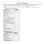 Blank Budget Worksheet gratis en premium templates