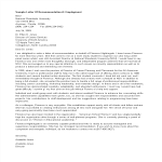 Personal Letter Of Recommendation For Employment gratis en premium templates