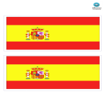 Printable spain flag | Business templates, contracts and forms.